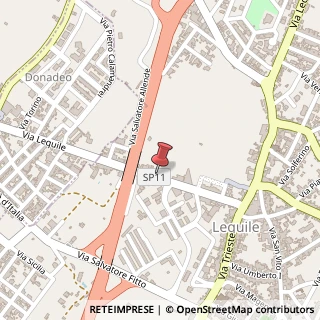 Mappa Via S. Pietro in Lama, 75, 73010 Lequile LE, Italia, 73010 Lequile, Lecce (Puglia)