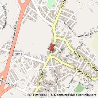 Mappa Piazza San Vito, 5, 73010 Lequile, Lecce (Puglia)
