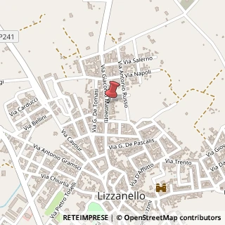 Mappa Via Giacomo Matteotti, 50, 73023 Lizzanello, Lecce (Puglia)