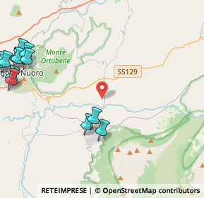 Mappa Loc. Toroddai, 08025 Oliena NU, Italia (6.61417)