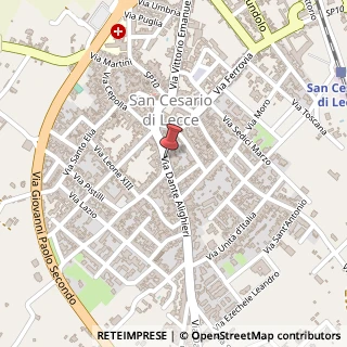 Mappa Via Dante Alighieri, 67, 73016 San Cesario di Lecce, Lecce (Puglia)