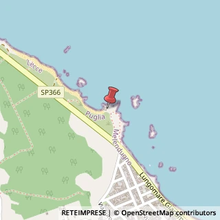 Mappa Sp366, 73026 Melendugno, Lecce (Puglia)