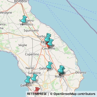 Mappa Via Trieste, 73020 Cavallino LE, Italia (20.25636)
