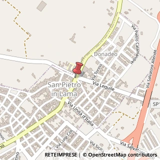 Mappa Via Roma, 26, 73010 San Pietro in Lama, Lecce (Puglia)