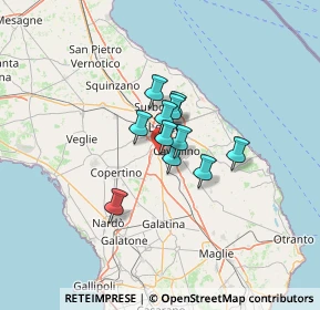 Mappa Piazza Garibaldi, 73016 San Cesario di Lecce LE, Italia (7.62364)