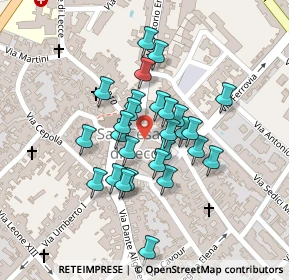 Mappa Piazza Garibaldi, 73016 San Cesario di Lecce LE, Italia (0.08148)