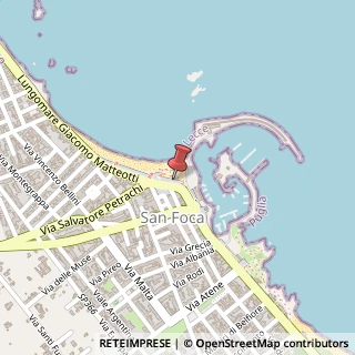 Mappa Via Lungomare Matteotti, 1, 73026 Melendugno, Lecce (Puglia)