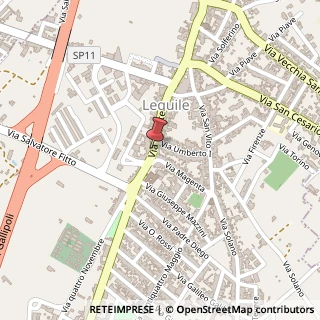 Mappa Via Trieste, 121, 73010 Lequile, Lecce (Puglia)