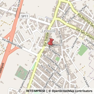 Mappa Via Magenta, 20, 73010 Lequile, Lecce (Puglia)