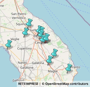 Mappa Via Annunziata, 73023 Lizzanello LE, Italia (13.02)