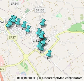 Mappa Piazza S. Lorenzo, 73023 Lizzanello LE, Italia (0.8445)