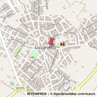 Mappa Corso della Repubblica, 6, 73023 Lizzanello, Lecce (Puglia)