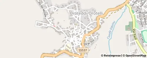 Mappa Orotelli