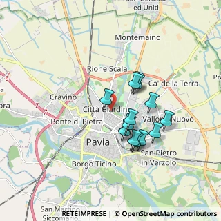 Mappa Piazza Castiglioni, 27100 Pavia PV, Italia (1.4)