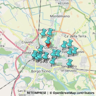 Mappa Piazza Castiglioni, 27100 Pavia PV, Italia (1.46944)