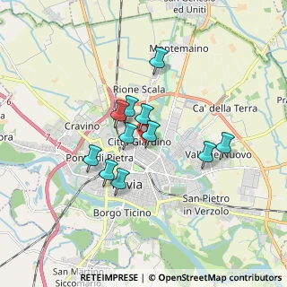 Mappa Piazza Castiglioni, 27100 Pavia PV, Italia (1.35)