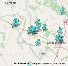 Mappa Vicolo Scabroso, 27026 Garlasco PV, Italia (4.2335)