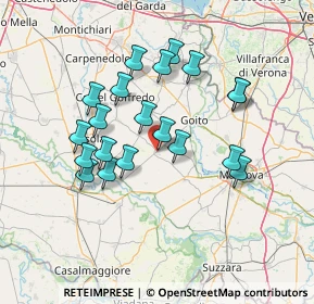 Mappa Via Serafina Forti, 46040 Gazoldo degli Ippoliti MN, Italia (12.886)