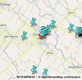 Mappa Via Serafina Forti, 46040 Gazoldo degli Ippoliti MN, Italia (2.2855)