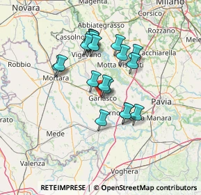 Mappa Carrefour Market, 27026 Garlasco PV, Italia (11.4925)