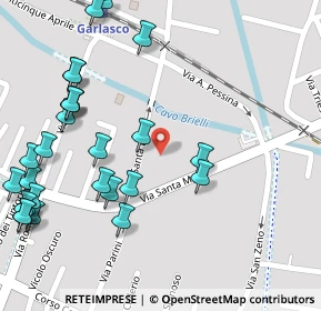 Mappa Via Santa Maria, 27026 Garlasco PV, Italia (0.16667)