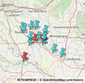 Mappa Via Morgagni Giovanni Battista, 37045 Legnago VR, Italia (10.28438)