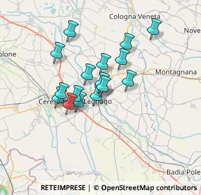 Mappa Via Morgagni Giovanni Battista, 37045 Legnago VR, Italia (5.2925)