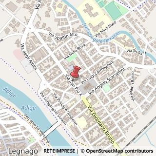 Mappa Via Papa Pio X, 8, 37045 Legnago, Verona (Veneto)
