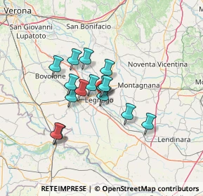 Mappa Via Spaltin Basso, 37045 Legnago VR, Italia (9.97467)