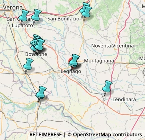 Mappa Via Spaltin Basso, 37045 Legnago VR, Italia (16.86842)