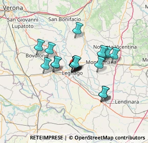 Mappa Via Spaltin Basso, 37045 Legnago VR, Italia (9.714)