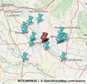 Mappa Via Spaltin Basso, 37045 Legnago VR, Italia (9.89474)