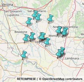 Mappa Via Spaltin Basso, 37045 Legnago VR, Italia (12.254)
