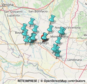 Mappa Via Spaltin Basso, 37045 Legnago VR, Italia (9.962)