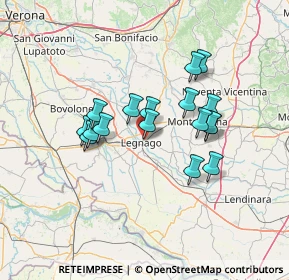 Mappa Via Spaltin Basso, 37045 Legnago VR, Italia (11.26588)