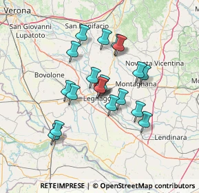 Mappa Via Spaltin Basso, 37045 Legnago VR, Italia (11.13421)