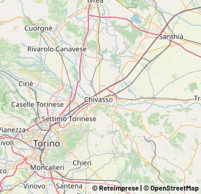 Mappa 10034 Chivasso TO, Italia (13.98)
