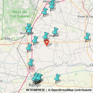 Mappa Via Talpe, 35020 Tribano PD, Italia (11.4025)