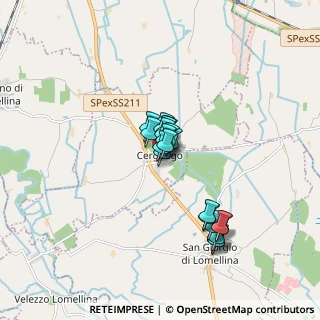 Mappa Via Cairoli, 27020 Cergnago PV, Italia (1.2245)