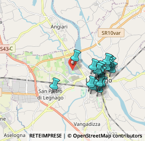 Mappa Via Arnaldo Fusinato, 37045 Legnago VR, Italia (1.553)