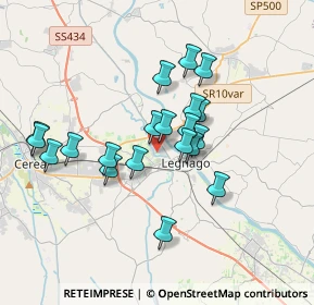 Mappa Via Arnaldo Fusinato, 37045 Legnago VR, Italia (3.034)