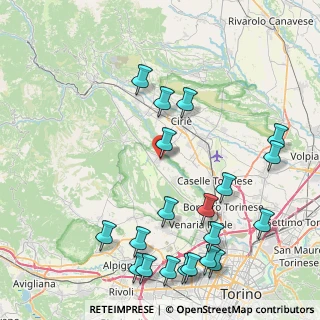 Mappa Via Vittorio Veneto, 10070 Robassomero TO, Italia (10.4055)