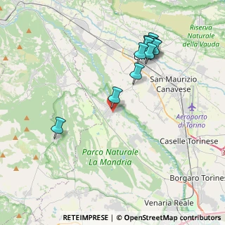 Mappa Via Vittorio Veneto, 10070 Robassomero TO, Italia (4.21167)