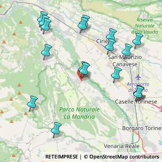 Mappa Via Vittorio Veneto, 10070 Robassomero TO, Italia (5.085)