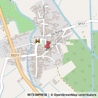Mappa Via Cairoli,  5, 27020 Cergnago, Pavia (Lombardia)
