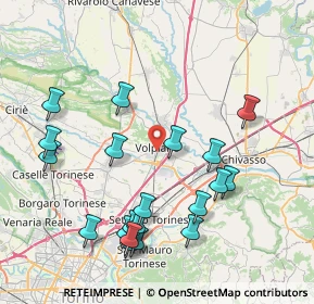 Mappa 10088 Volpiano TO, Italia (8.781)