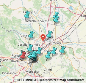 Mappa 10088 Volpiano TO, Italia (15.44579)