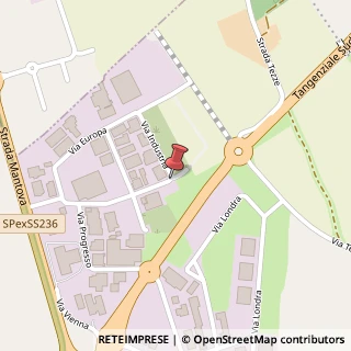 Mappa Via Industria, 17, 46047 Porto Mantovano, Mantova (Lombardia)