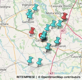 Mappa Via della Bozzola, 27026 Garlasco PV, Italia (5.899)