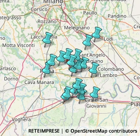 Mappa Via Gioiello, 27010 Albuzzano PV, Italia (10.0785)